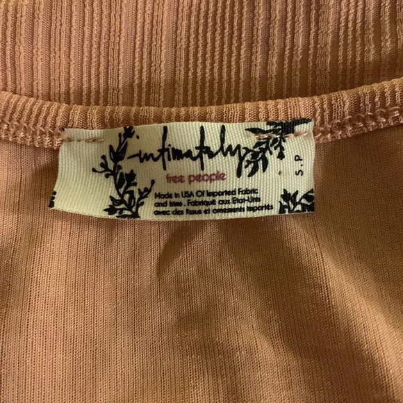 INTIMATELY by FREE PEOPLE NWOT Slinky Slinky Tank in Salmon - Picture 5 of 8